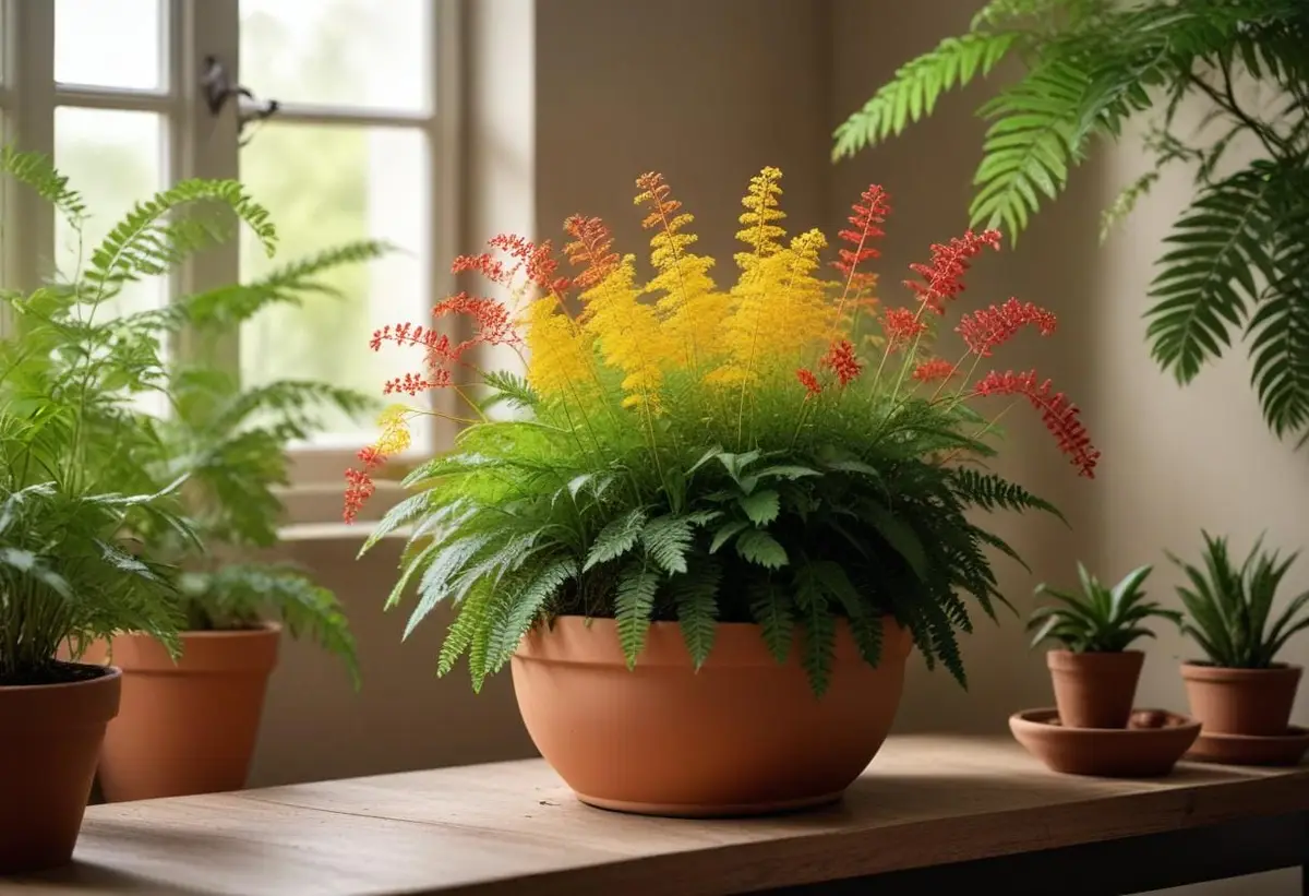 Så odlar du en vacker mimosa hemma illustration